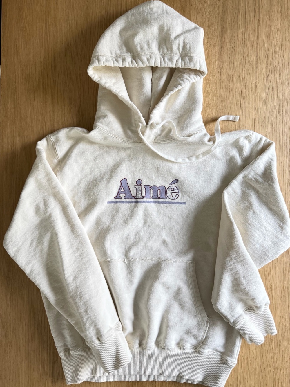 Aimé Leon Dore Aimé Logo Hoodie Cream Size Medium